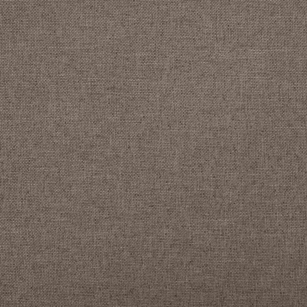 Taburetės-daiktadėžės, 2vnt., taupe, dirbtinis linas