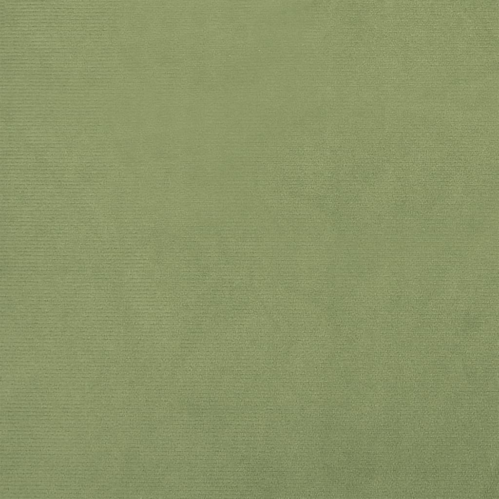 Pufas-daiktadėžė, garstyčių žalios spalvos, aksomas, apskritas 31 x 37 cm