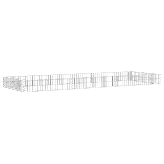 Aukštas gabiono lovelis, 300x100x20cm, galvanizuotas plienas