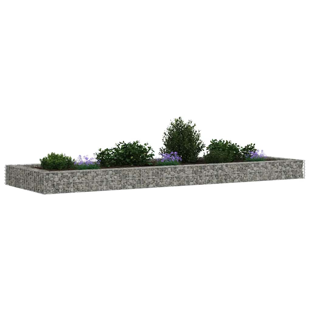 Aukštas gabiono lovelis, 300x100x20cm, galvanizuotas plienas
