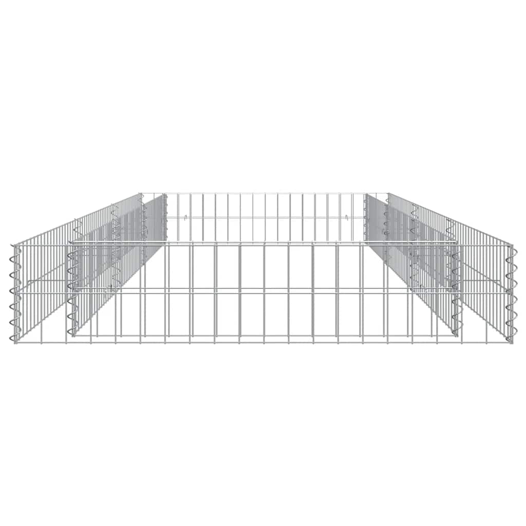Aukštas gabiono lovelis, 300x100x20cm, galvanizuotas plienas