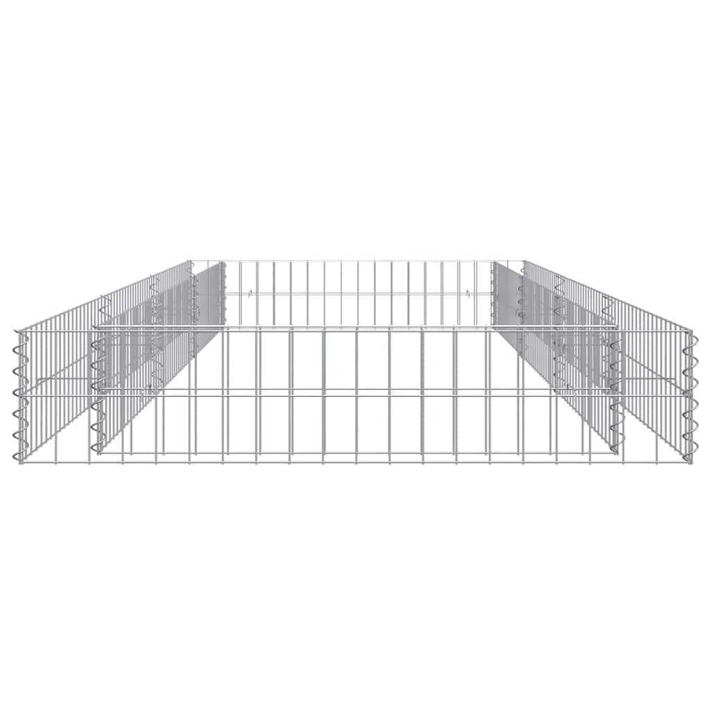 Aukštas gabiono lovelis, 300x100x20cm, galvanizuotas plienas