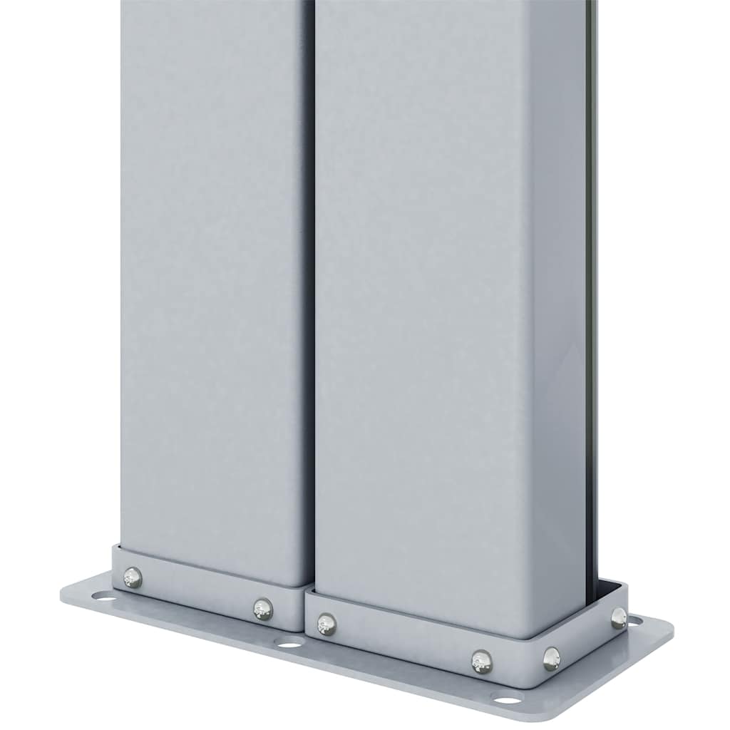 Ištraukiama šoninė pertvara, antracito spalvos, 180x600cm