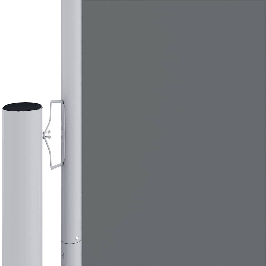 Ištraukiama šoninė pertvara, antracito spalvos, 220x600cm