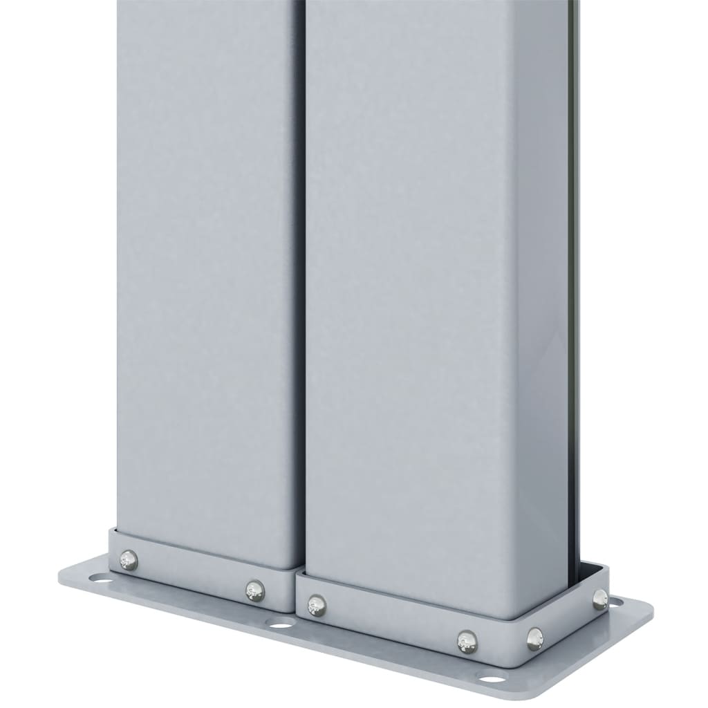 Ištraukiama šoninė pertvara, rudos spalvos, 160x1000cm