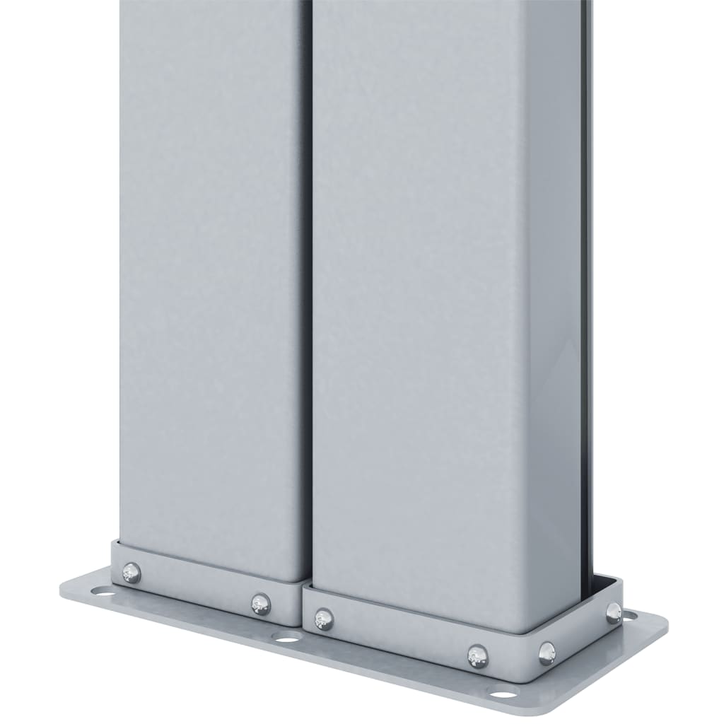 Ištraukiama šoninė pertvara, mėlynos spalvos, 160x1000cm