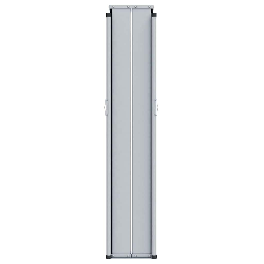Ištraukiama šoninė pertvara, antracito spalvos, 117x1200cm