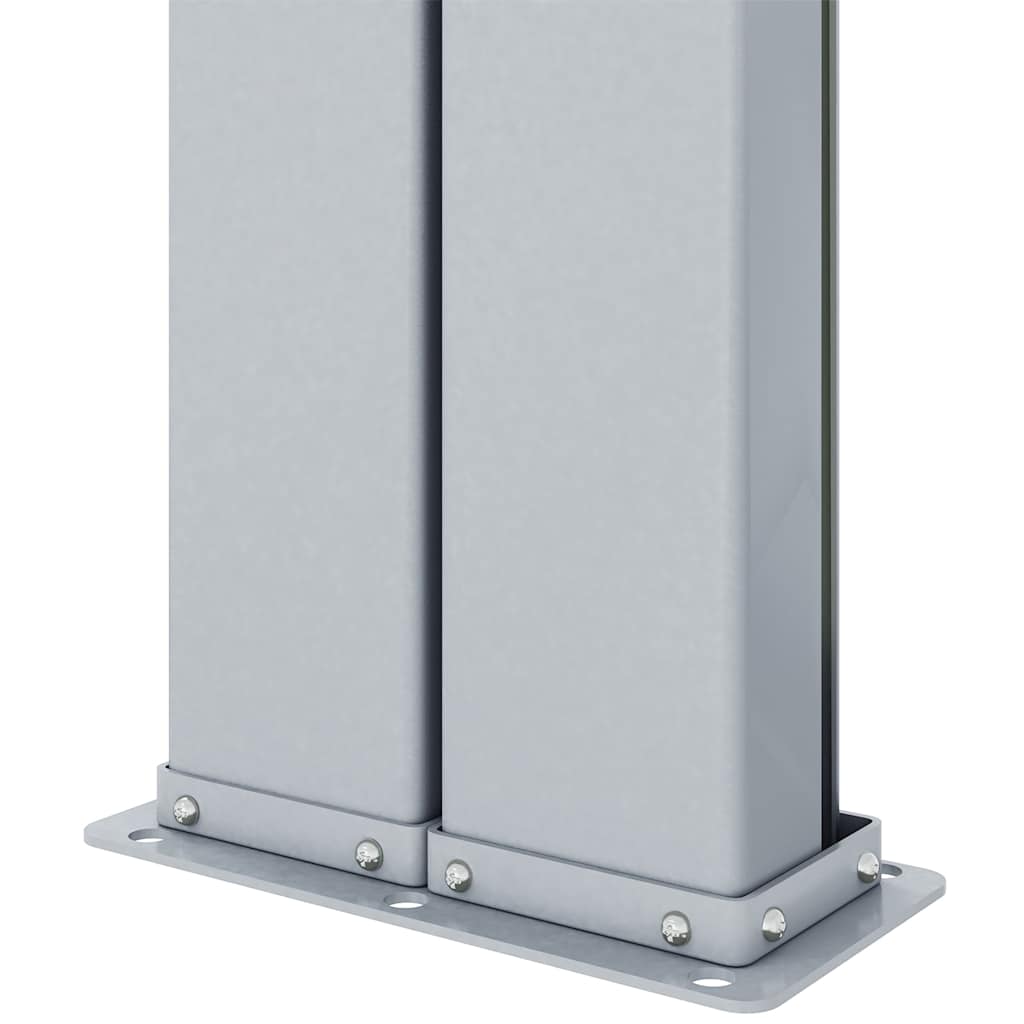 Ištraukiama šoninė pertvara, raudonos spalvos, 117x1200cm