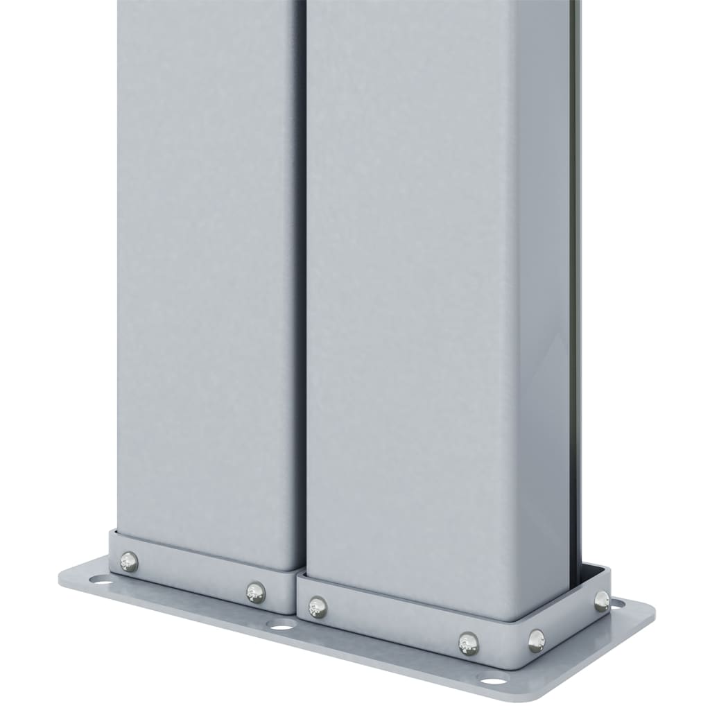 Ištraukiama šoninė pertvara, rudos spalvos, 180x1200cm