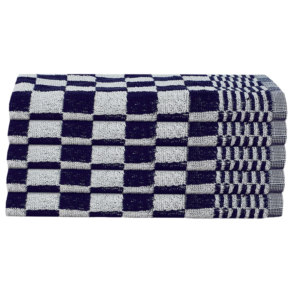 Rankšluosčių rinkinys, 50vnt., mėlyni ir balti, medvilnė