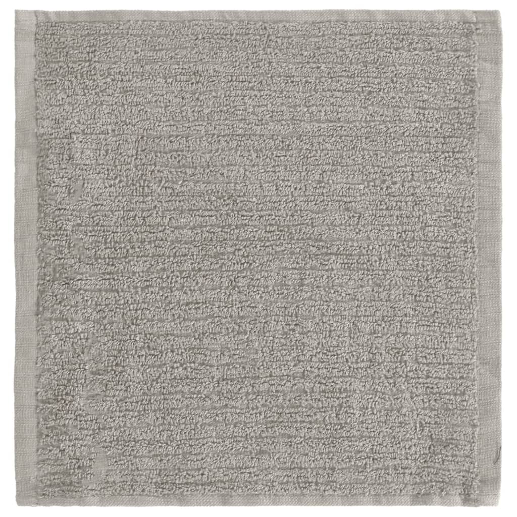 Rankšluosčių rinkinys, 12vnt., pilkos spalvos, medvilnė