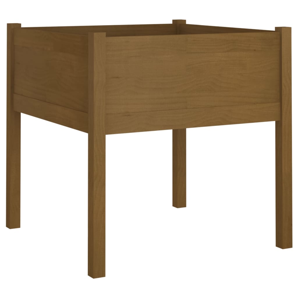 Sodo loveliai, 2vnt., medaus rudi, 70x70x70cm, pušies masyvas