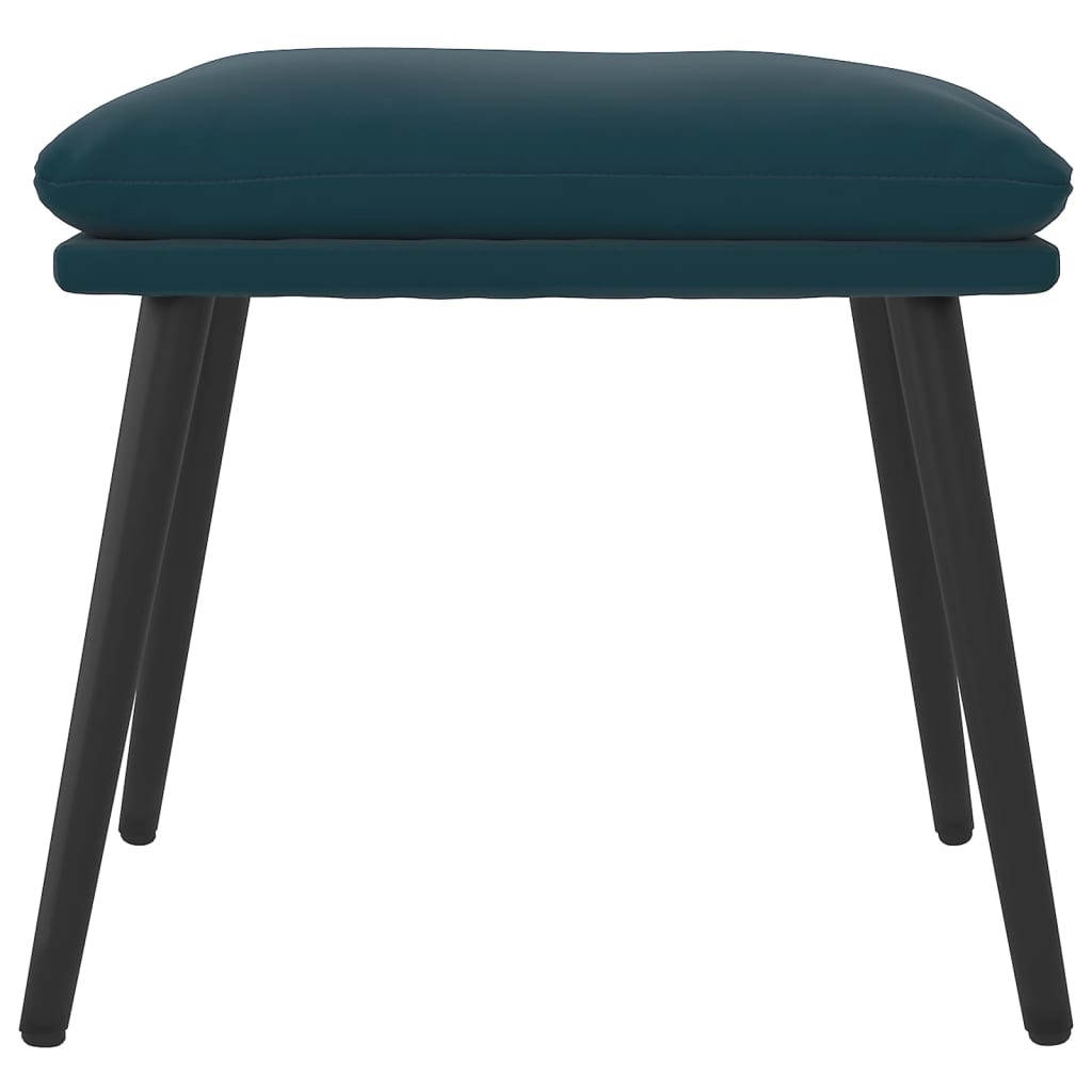 Pakoja, mėlynos spalvos, 45x29,5x35cm, aksomas