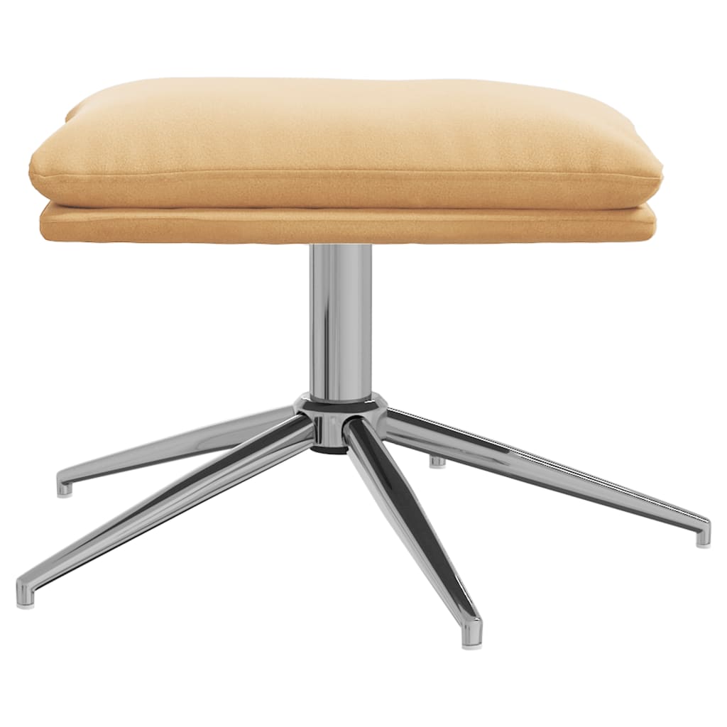 Pakoja, kreminės spalvos, 60x60x35cm, mikropluošto audinys