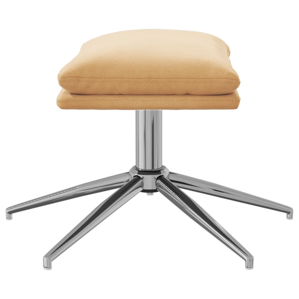 Pakoja, kreminės spalvos, 60x60x35cm, mikropluošto audinys