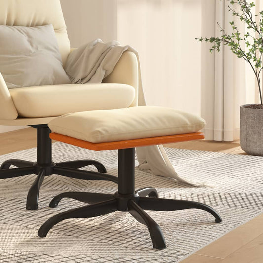 Pakoja, kreminės spalvos, 60x60x36cm, dirbtinė oda