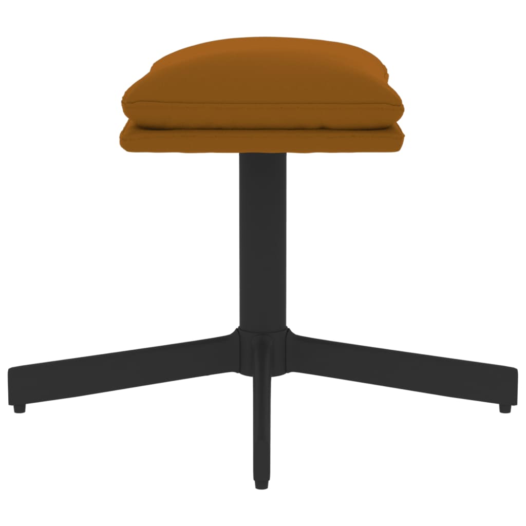 Pakoja, rudos spalvos, 60x60x36cm, aksomas