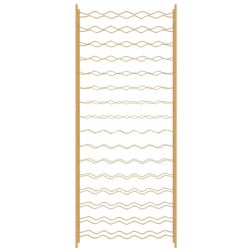 Laikiklis vynui 96 buteliams, auksinės spalvos, metalas