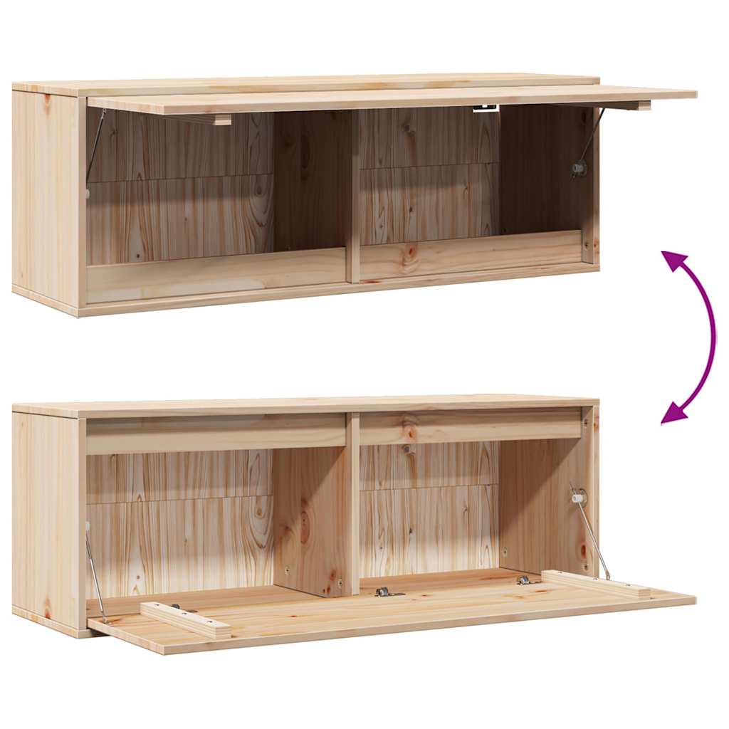 Sieninė spintelė, 100x30x35cm, pušies medienos masyvas