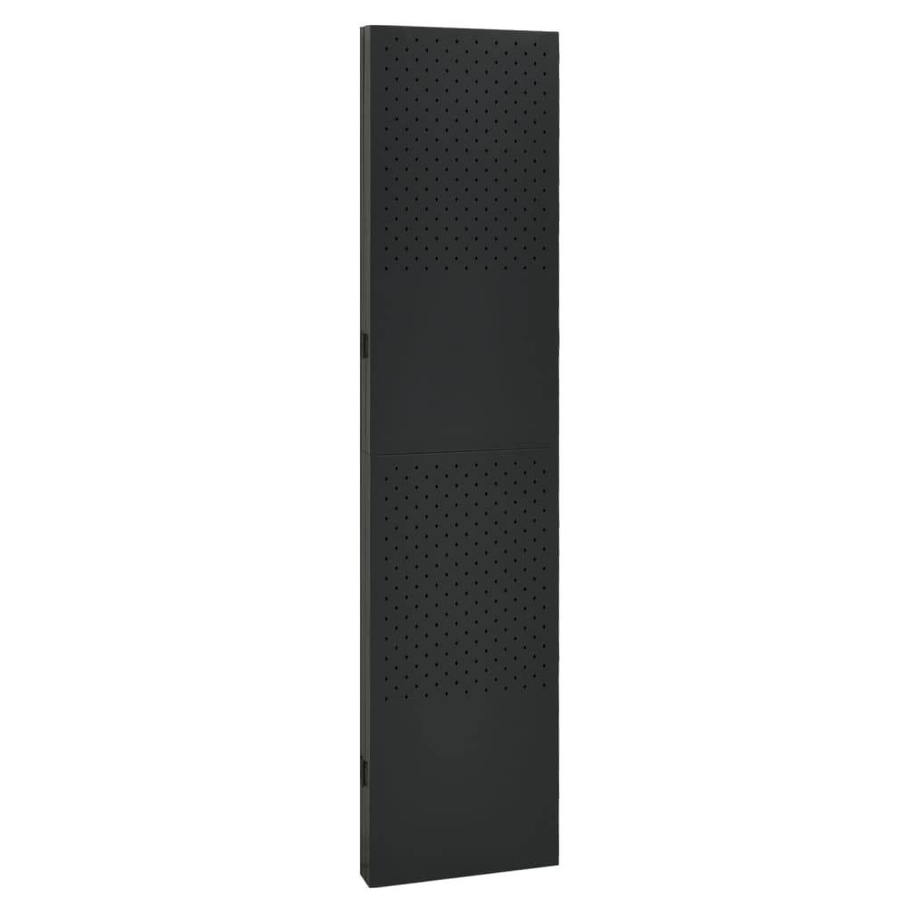 Kambario pertvaros, 4 dalių, 2vnt., juodos, 160x180cm, plienas