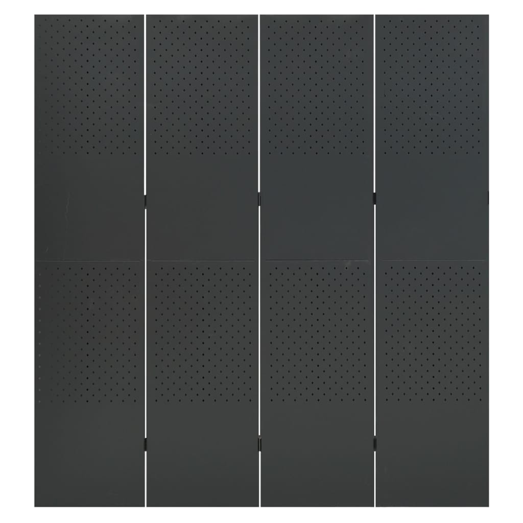 Kambario pertvaros, 4 dalių, 2vnt., pilkos, 160x180cm, plienas