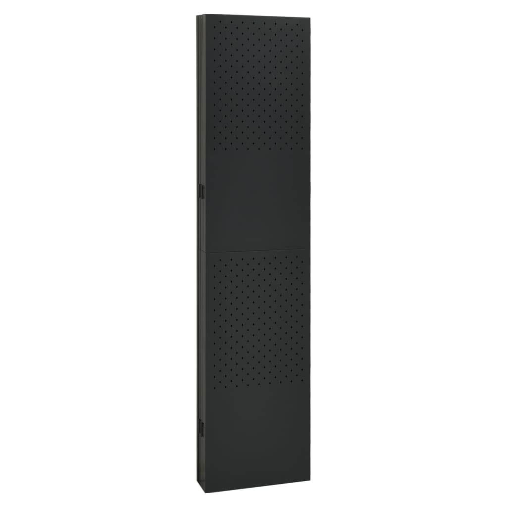 Kambario pertvaros, 6 dalių, 2vnt., juodos, 240x180cm, plienas