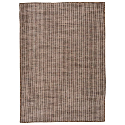 Lauko kilimėlis, rudos spalvos, 140x200cm, plokščio pynimo