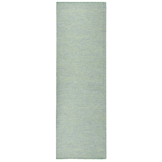 Lauko kilimėlis, turkio spalvos, 80x250cm, plokščio pynimo
