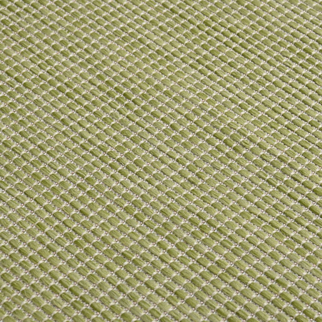 Lauko kilimėlis, žalios spalvos, 160x230cm, plokščio pynimo
