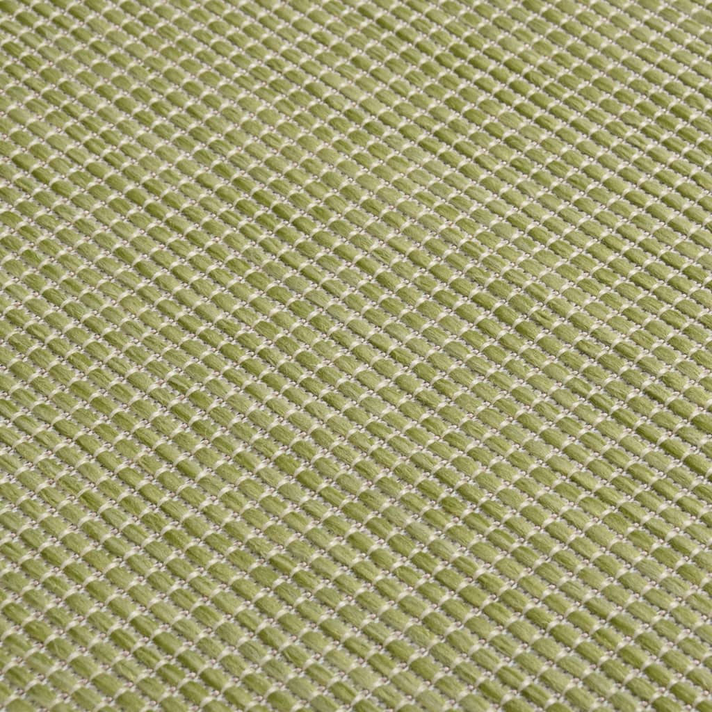 Lauko kilimėlis, žalios spalvos, 200x280cm, plokščio pynimo