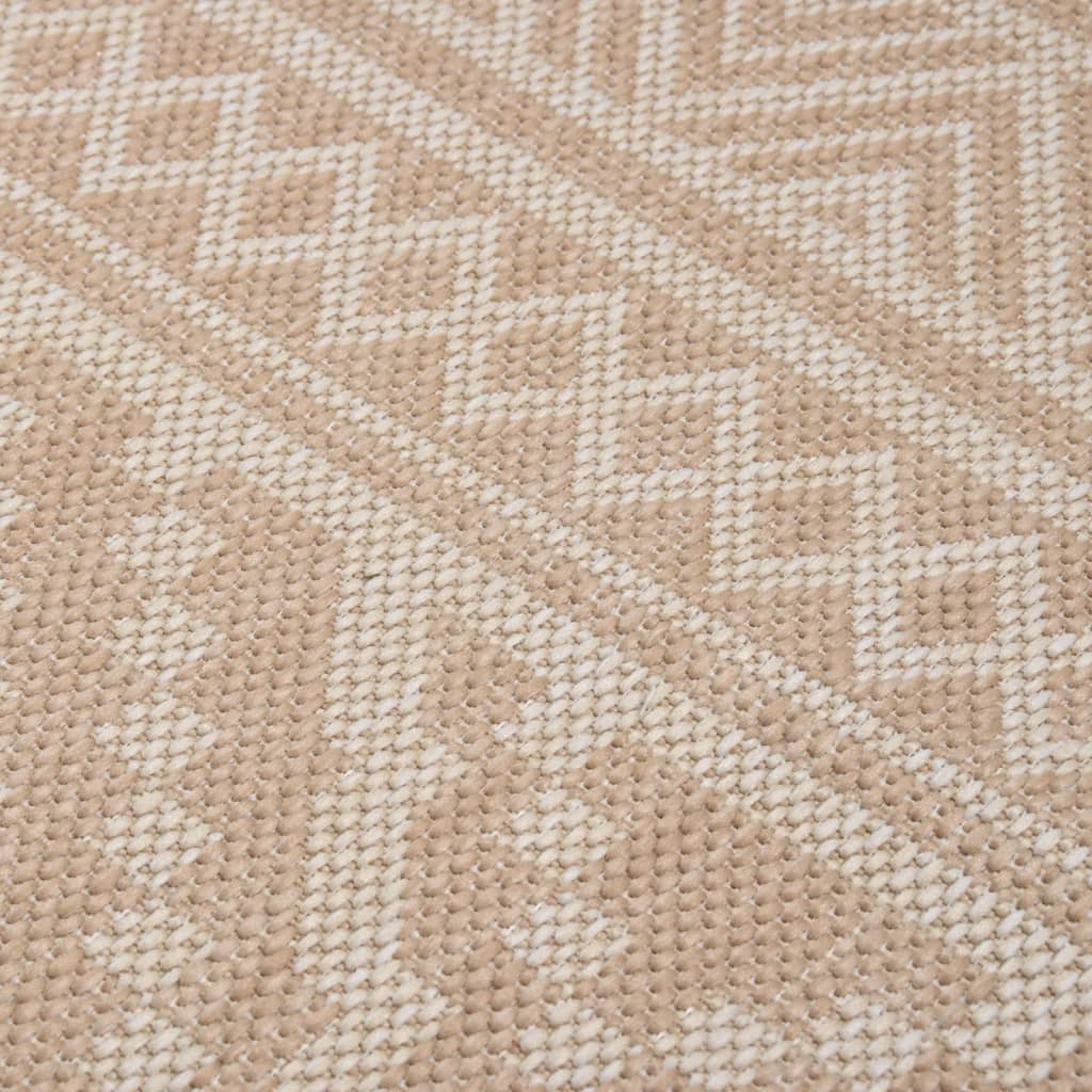Lauko kilimėlis, rudos spalvos, 80x250cm, plokščio pynimo