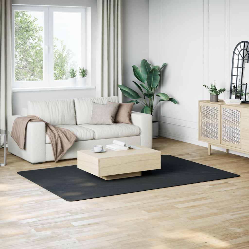 Kilimas, juodas, 160x230cm, skalbiamas, trumpi šereliai