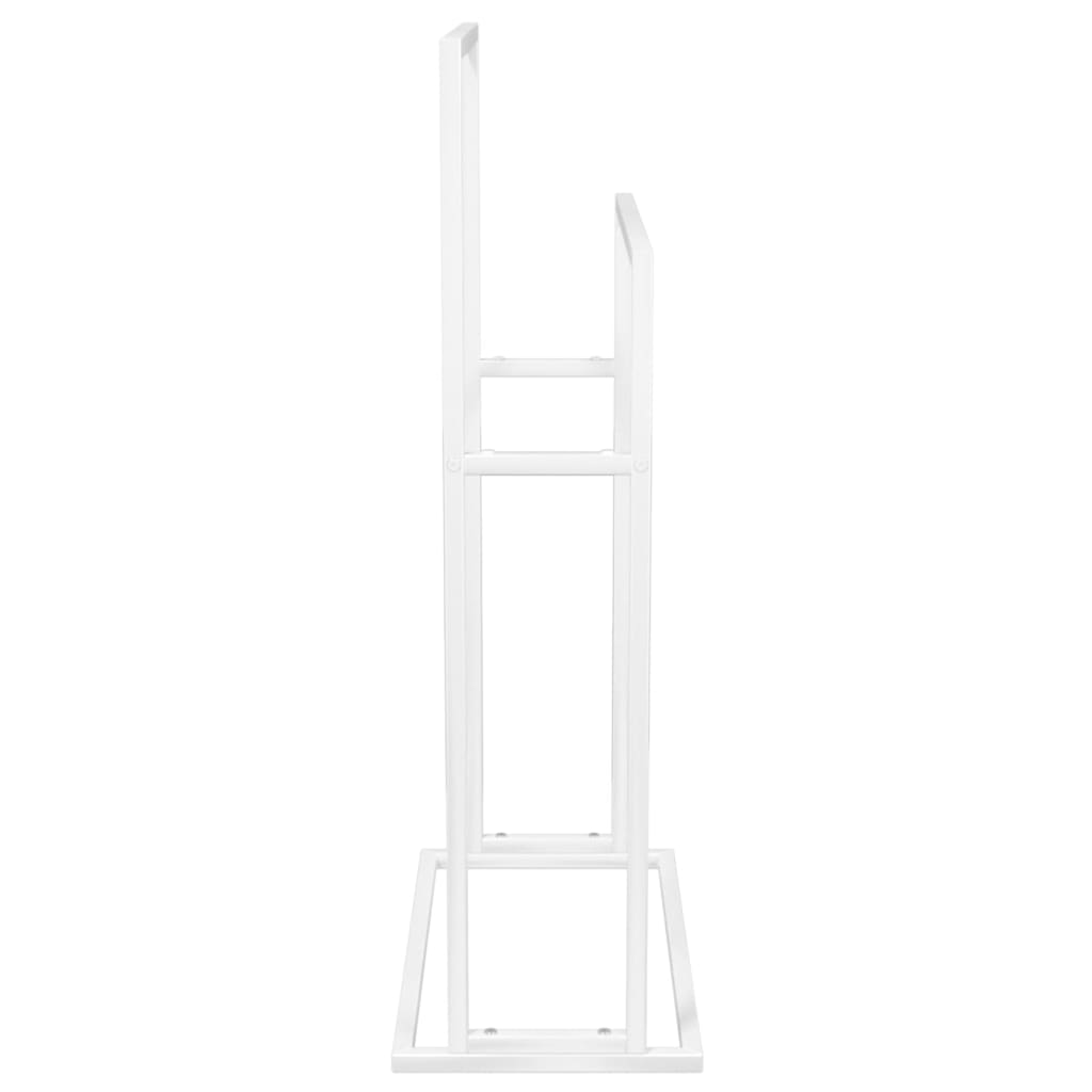 Pastatoma rankšluosčių kabykla, balta, 48x24x78,5cm, geležis