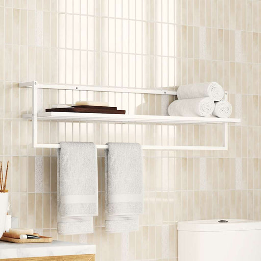 Rankšluosčių kabykla, baltos spalvos, 95x25x22cm, geležis