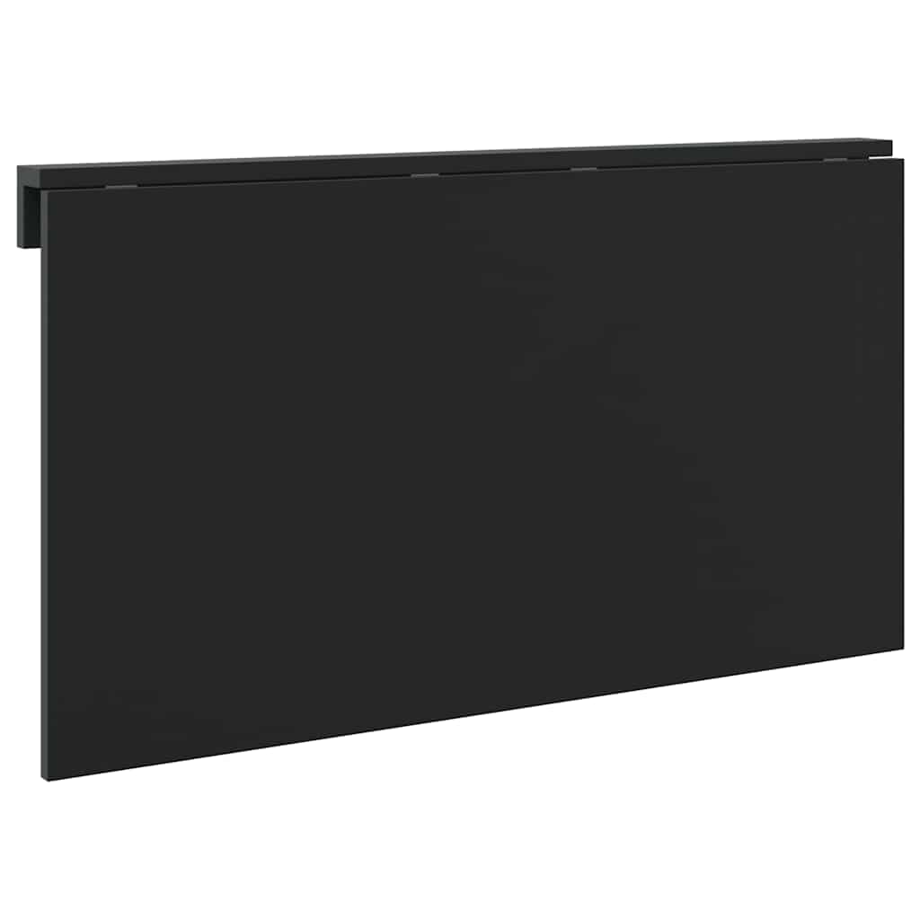 Sulankstomas sieninis staliukas, juodas, 100x60x56cm, mediena