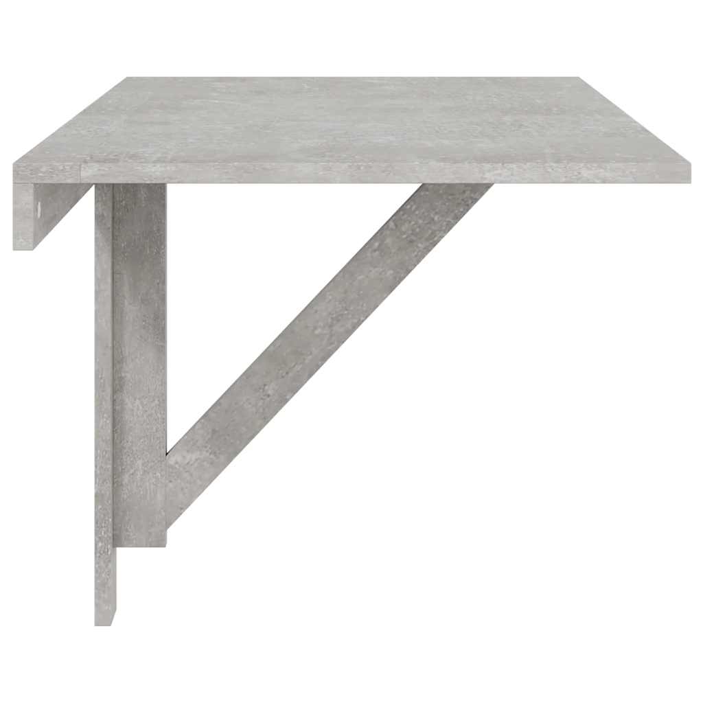 Sulankstomas sieninis staliukas, pilkas, 100x60x56cm, mediena