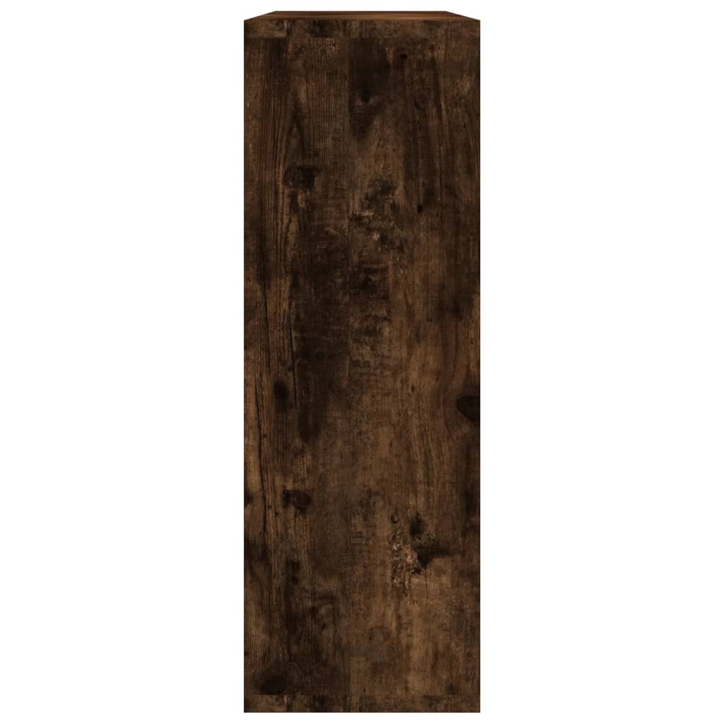 Sieninė lentyna, dūminio ąžuolo, 104x20x58,5cm, mediena