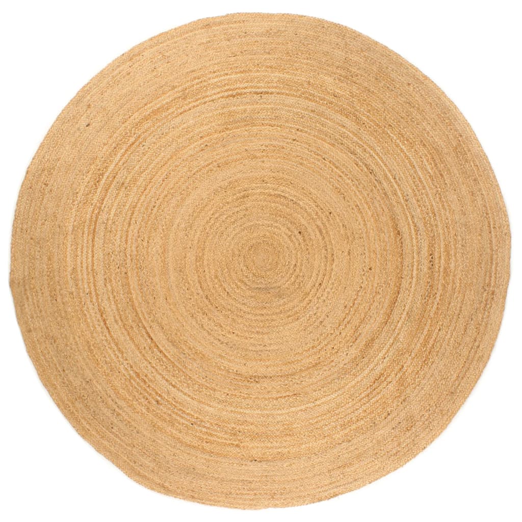Kilimas, pintas džiutas, 240 cm, apvalus