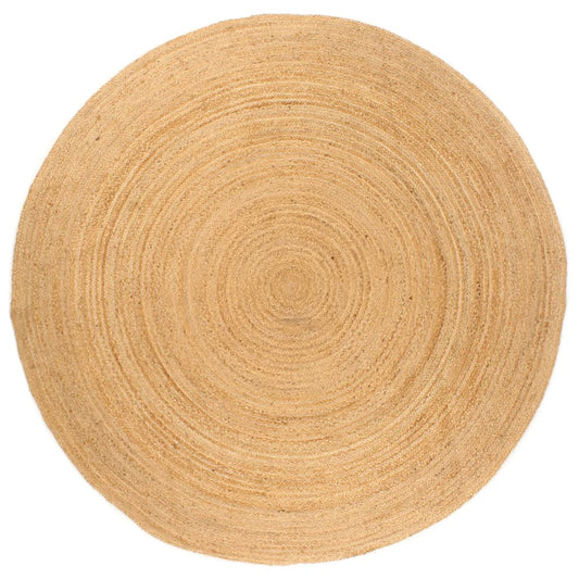 Kilimas, pintas džiutas, 240 cm, apvalus