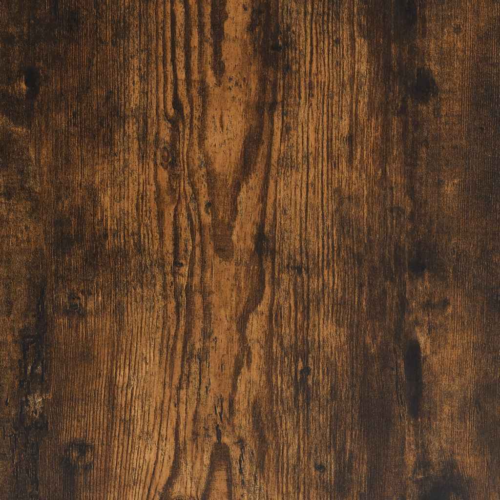 Sieninės lentynos, kubo formos, 2 vnt., rūkyto ąžuolo spalvos, 30x15x30 cm