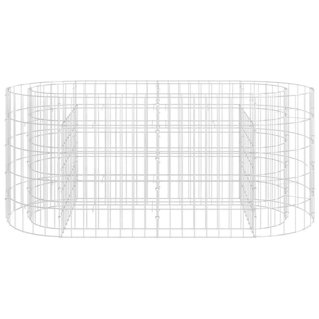 Gabiono lovelis, 120x50x50cm, galvanizuota geležis, aukštas