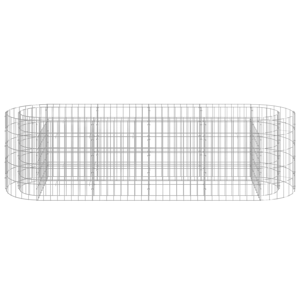 Gabiono lovelis, 190x50x50cm, galvanizuota geležis, aukštas