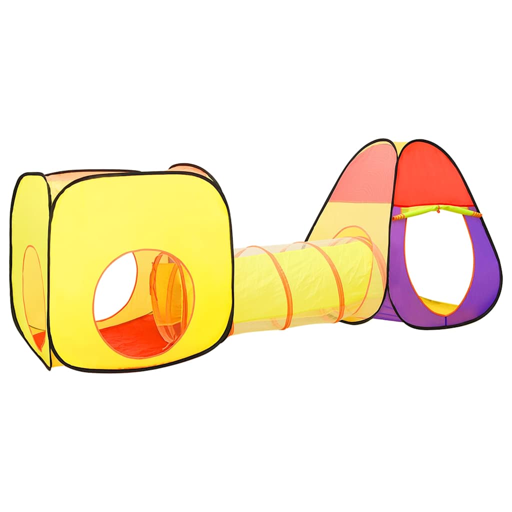 Žaidimų palapinė su 250 kamuoliukų, spalvota, 255x80x100cm