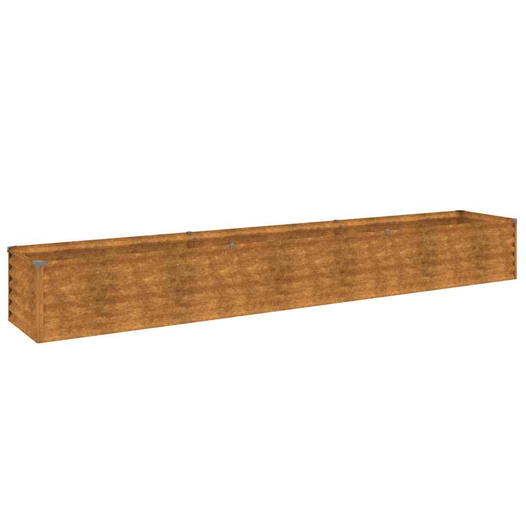 Pakeltas sodo lysvė, 291x50x36 cm, Corten plienas