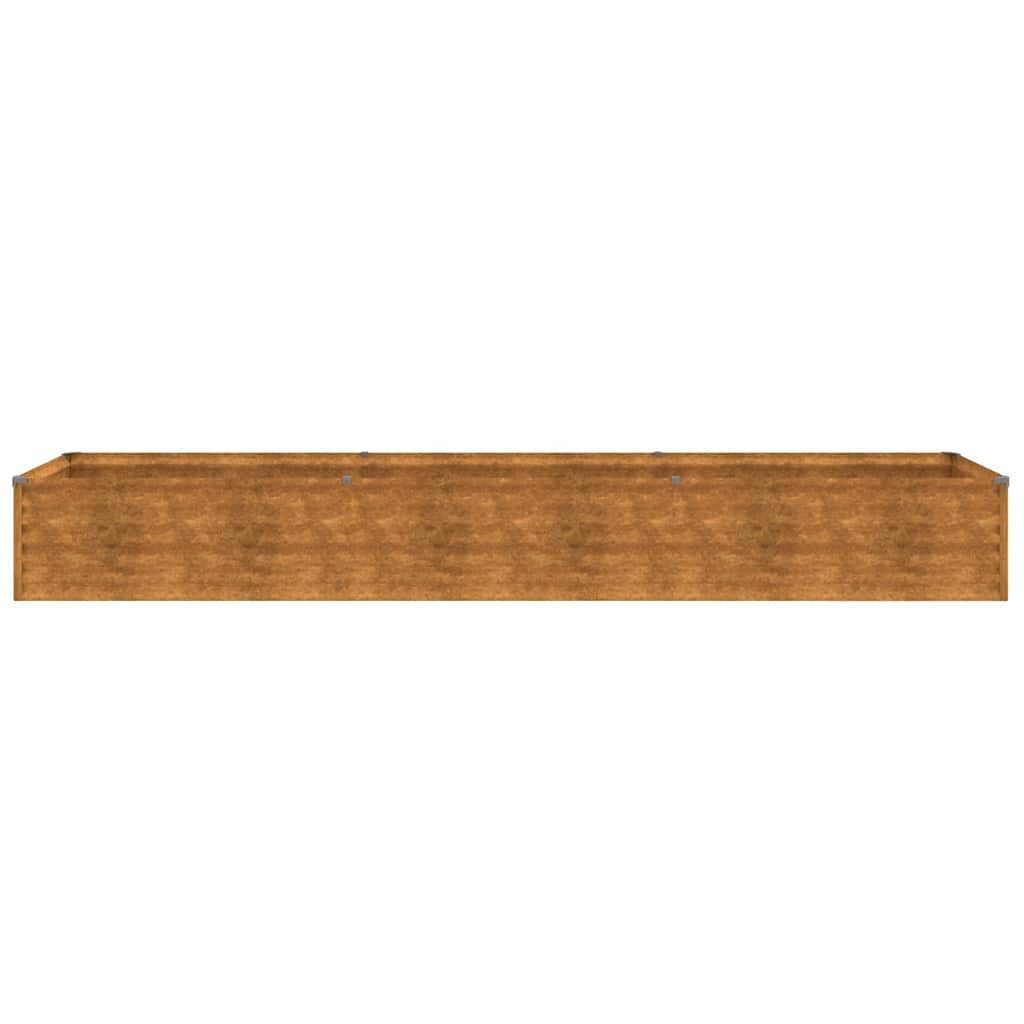 Pakeltas sodo lysvė, 291x50x36 cm, Corten plienas