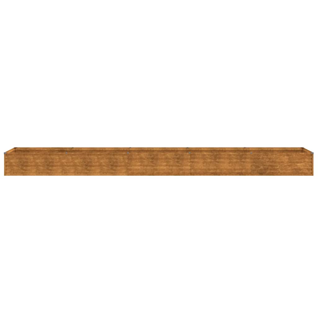 Pakeltas sodo lysvė, 482x50x36cm, Corten plienas