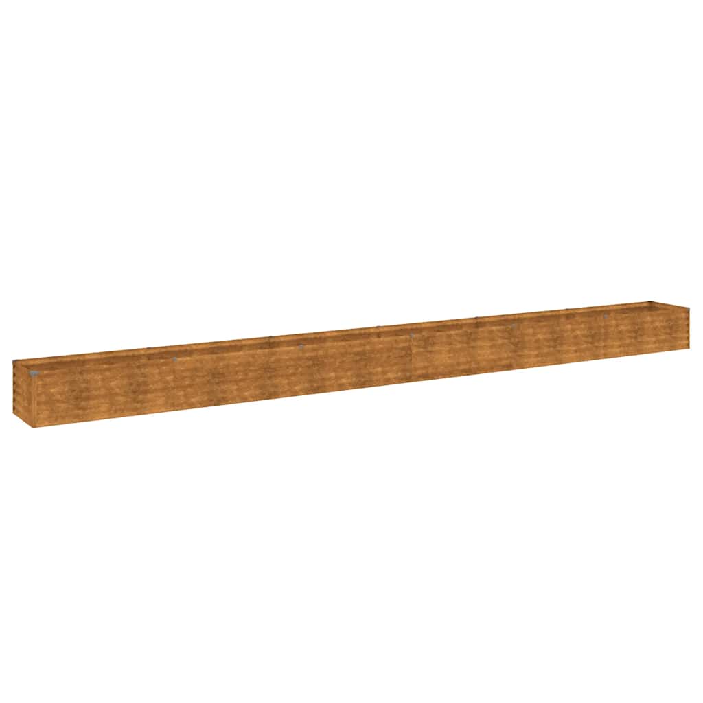 Pakelta sodo lysvė, 580x50x36 cm, Corten plienas