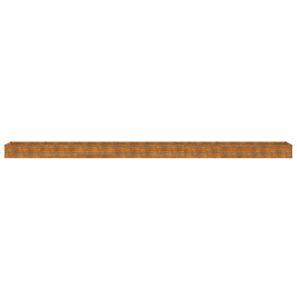 Aukštas sodo lovelis, 770x50x36cm, Corten plienas