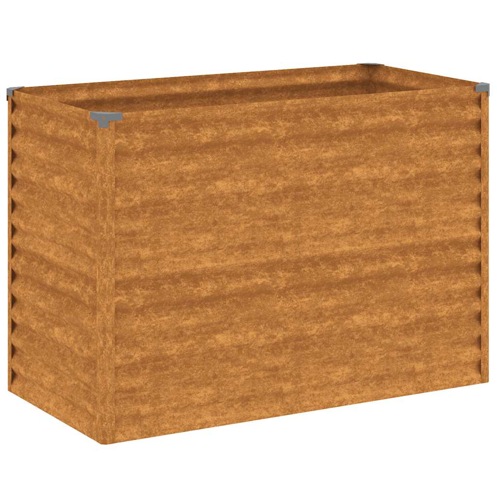 Pakelta sodo lysvė, 100x50x69 cm, Corten plienas