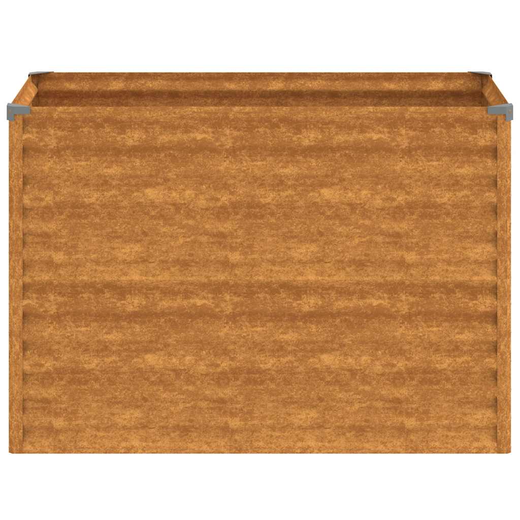 Pakelta sodo lysvė, 100x50x69 cm, Corten plienas